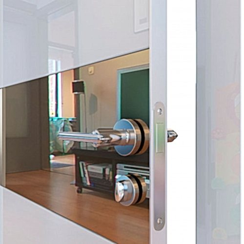 Дверь межкомнатная 501 с алюминиевой кромкой, глянец (ст. бронза) Дверь межкомнатная 501 с алюминиевой кромкой, глянец (ст. бронза)